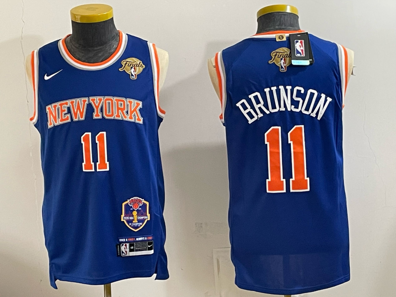 Men New York Knicks #11 Brunson blue 2026 Nike NBA jersey 0627005